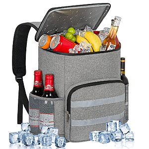 36L OCKLILY 54-Can Insulated Leak Proof Cooler Backpack $15.99 + Free Shipping w/ Prime or on $35+