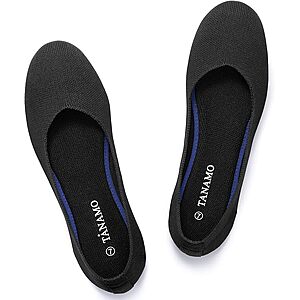 Tanamo Women's Soft Knit Ballet Flats Shoes (Various) $11.99 + Free Shipping w/ Prime or on $35+