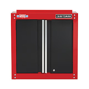 CRAFTSMAN 28.0-in W x 28.0-in H x 12.0-in D Wall-mounted Steel Garage Cabinet in Red one_size | CMST22800RB $144