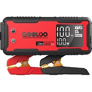 Amazon – GOOLOO GT4000S 4000A Jump Starter w/ 100W Charging - $79.99 w/ Code