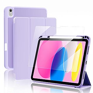 Amazon – ProCase iPad A16/10th Gen Smart Case + Screen Protector - $8.09