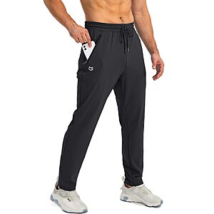 G Gradual Men's Tapered Jogger Sweatpants w/ 3 Zipper Pockets (various) $16.80 + Free Shipping w/ Prime or on $35+