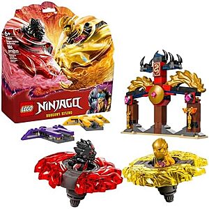 $15.99 | 186-Piece LEGO Ninjago - Dragon Spinjitzu Battle Pack (71826, 2025) at Amazon