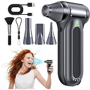 4-Speed FAOGO 170,000 RPM Cordless Electric Air Duster w/ Brushless Motor (W23) $19.79 + Free Shipping w/ Prime or on $35+