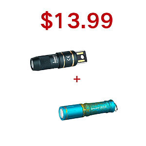New Customers: Olight Imini 2 (Dream Blue) + i3E EOS Keychain Flashlight $14 + Free Shipping