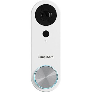 SimpliSafe Video Doorbell Pro Wired Camera (White) $49.99 + Free Shipping