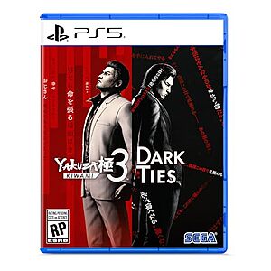 $25.09* | Yakuza Kiwami 3 & Dark Ties (PS5) at Amazon