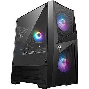 $1700 Walmart MSI Codex Z2 Gaming Desktop AMD Ryzen 7 8700F NVIDIA RTX 5070TI 16GB - 16GB DDR5 1 TB SSD Win 11 Black