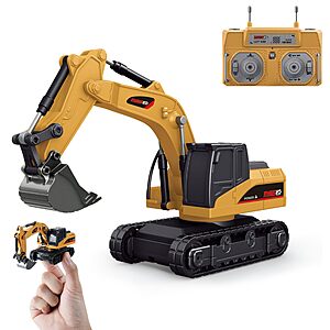 1/64 Full Proportion Remote Control Excavator,Remote Control Construction Vehicles with Metal Shovel,Type-C $21