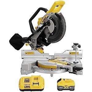 $399* | DeWALT 20V MAX XR 10" Double Bevel Fixed Miter Saw Kit at Amazon