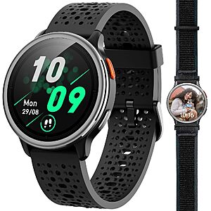 Quican Smart Watch for Women & Men, Compatible with iPhone & Android