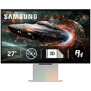 [YMMV, AC] $749.69* | 27″ Samsung Odyssey 3D G90XF, 4K, 165Hz, Gaming Monitor (LS27FG900XNXZA, 2025) at Amazon