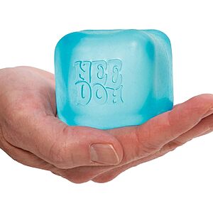 Schylling NeeDoh Nice Cube - Sensory Squeeze Toy with Super Solid Squish - 2.25" Cube - Color May Vary (Pack of 1) $31.99