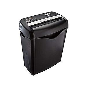 $20 WOOT FS PRIME Amazon Basics 6 Sheet Cross Cut Paper and Credit Card Home Office Shredder with 3.8 Gallon Bin, Black