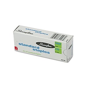 $5 WOOT GBC Swingline S7035108p Standard Staples, 5mm, Full Strip, Chisel Point (210 staples per strip, 5000 total staples)