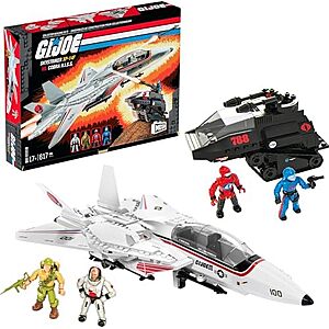 [YMMV, AC] $28.23* | 617-Piece ​MEGA G.I. Joe Skystriker XP-14F vs. Cobra H.I.S.S. Building Set at Amazon
