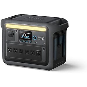 $386.99* | Anker Solix C1000 1800W 1056Wh LiFePO4 Portable Solar Power Station at Amazon