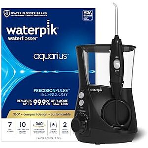 [AC] $48.99 | Waterpik Aquarius Water Flosser w/ 10 Settings, 7 Tips at Amazon