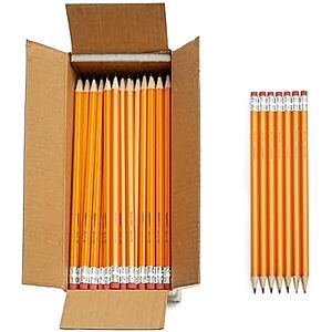[Prime, SnS] $9* | 150-Count Amazon Basics Wood-Cased #2 Pencils (Yellow) at Amazon