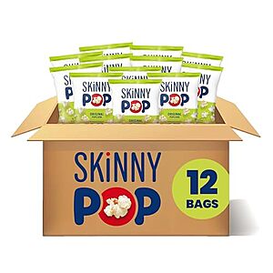 [SnS, AC] $9.74 | 12-Pack 1-Oz SkinnyPop Popcorn (Original) at Amazon (81.2￠ each)