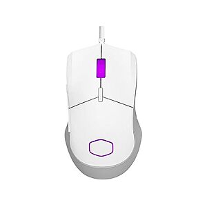 $6.99: Cooler Master MM310 Wired Gaming Mous Adjustable 12,000 DPI (White) at Woot!