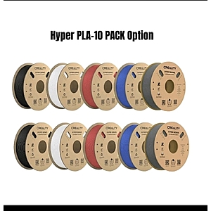 Creality Hyper PLA 10 pack, mixed colors. 8.50 a spool.