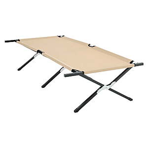 [AC]edx Collapsible Camping Adult Cot, Khaki(73" x 36") $32.95 + Free S&H at Walmart
