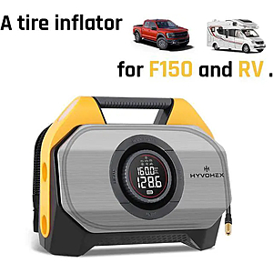 HYVOHEX Optimus T8 Tire Inflator Portable Air Compressor for Heavy-duty Vehicle $62 + $11.62 shipping