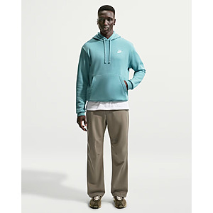 Nike Men's Nike Sportswear Club Fleece Pullover Hoodie (Denim Turquoise/Denim Turquoise/White, Sizes: S-XXL) $32.97 + Free Shipping on $50
