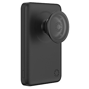 PopSockets MagSafe 5,000 mAh PowerPack 15W Wireless Charger (Black) $23.99 + Free Store Pickup at Best Buy