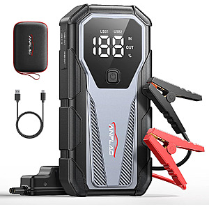 Anflag Peak 6000A 12V 16800mAh Portable Car Jump Starter $35.99 w/ Prime s/h