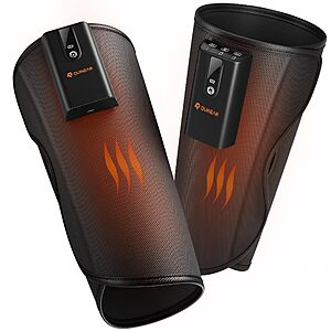 QUINEAR Cordless Calf Massager with Heat and Compression, Leg Massager for Circulation and Pain Relief, w/ 3 Intensities & 3 Modes $50