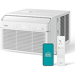 $305.99* | Midea 8,000 BTU Smart Inverter Air Conditioner Window Unit w/ Heat/Dehumidifier at Amazon