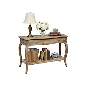 42” Alaterre Rustic Farmhouse Console Table with Drawer & Shelf, Driftwood $170.49 + Free S&H at Amazon