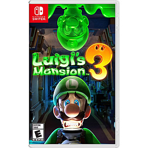 Luigi's Mansion 3 – Nintendo Switch Physical or Digital - $41.99 + Free Shipping