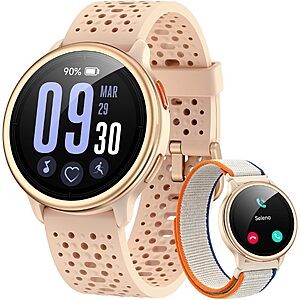 Smart Watch for Women/Men for iPhone & Android with 2 bands, $22.74 with coupon and code