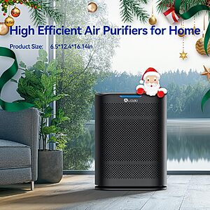 Aucleia Pet Air Purifiers for Home Large Room 2100 Ft², True HEPA Filter $47.81