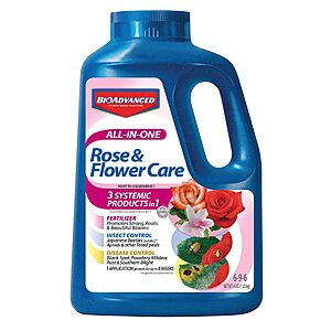 $14.06: BioAdvanced All-in-One Rose and Flower Care I Granules - 4 lb Bottle at Amazon