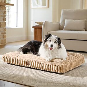 Bedsure ComfyFleece Dog Bed w/ Waterproof Liner & Removable Washable Cover (3 Colors/Various Sizes) from $19.49 + Free Shipping w/ Prime or on $35+