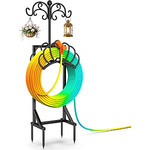 59.1" COZEER Freestanding Garden Hose Holder w/ Shepherd's Hook $18.09 + Free Shipping w/ Prime or on $35+