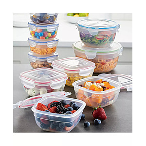 20-Piece Lock & Lock Easy Essentials Food Storage Container Set $21.96 + Free Store Pickup at Macy's or Free Shipping on $39+