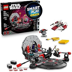 [NEW] $127.95 | 962-Piece LEGO Star Wars: SMART Play - Throne Room Duel & A-wing (75427, 2026) at Amazon