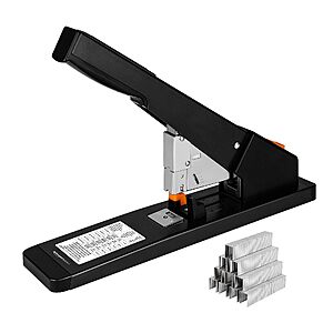 Amazon Basics Heavy Duty Industrial Stapler, 210 Sheets Capacity, 1000 Staples ( Other Staplers On Sale) $19.65