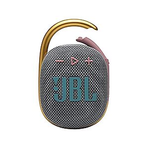 (NEW) JBL Clip 4 Portable Mini Bluetooth Speaker - integrated carabiner, IP67 waterproof and dustproof, 10 hours of playtime $34.95