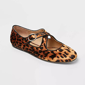 A New Day Women’s Tasmin Leopard Print Flats (Various Sizes) $16.99 + Free Shipping