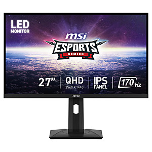 Select Costco Locations: 27" MSI G274QPF 1440p WQHD 170Hz 1ms IPS G-Sync Monitor $119.97
