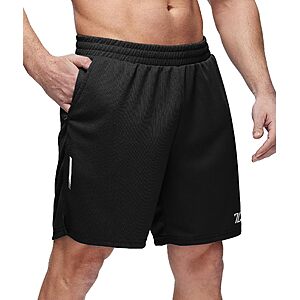 ZITY 7” Inseam Mens Athletic Running Shorts Mesh Quick Dry Gym Shorts