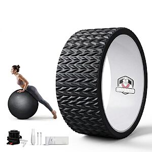 Amazon – HAPBEAR Yoga Wheel Set w/ 26" Exercise Ball - $19.49 w/ Code