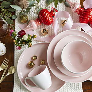 Better Homes & Gardens Blush Vivian Stoneware 12 Piece Set $18.76