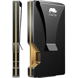 Furid Slim RFID Metal Card Wallet w/ Money Clip (Various) $4.49 + Free Shipping w/ Prime or on $35+